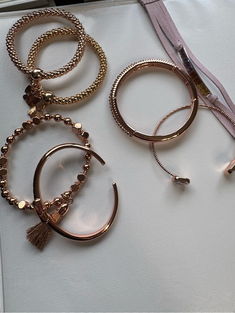 Women's Bracelet Set - cuffs, stretchys, and a snap bracelet!